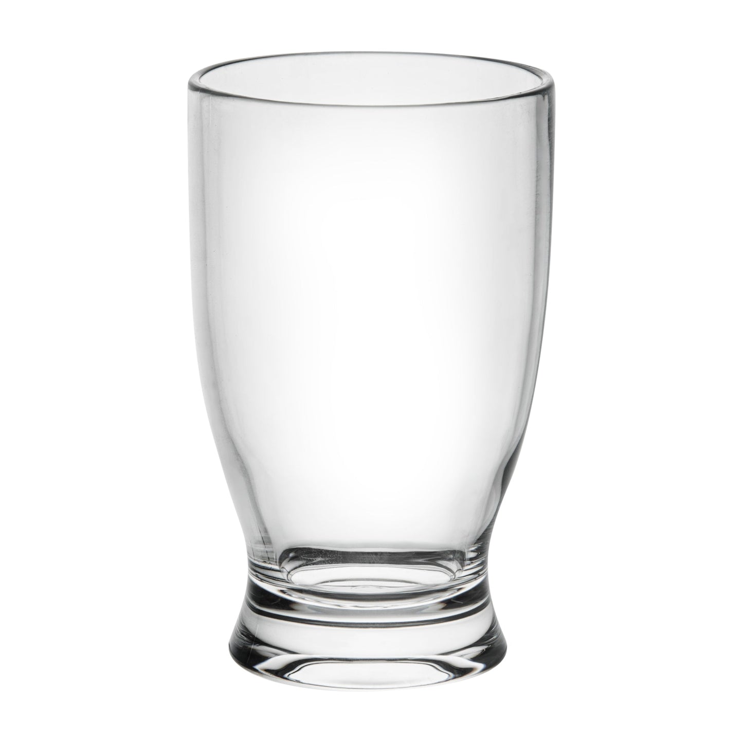 Bev Tek 12 oz Polycarbonate Craft Beer Glass - 3" x 3" x 5" - 6 count box
