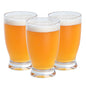 Bev Tek 12 oz Polycarbonate Craft Beer Glass - 3" x 3" x 5" - 6 count box