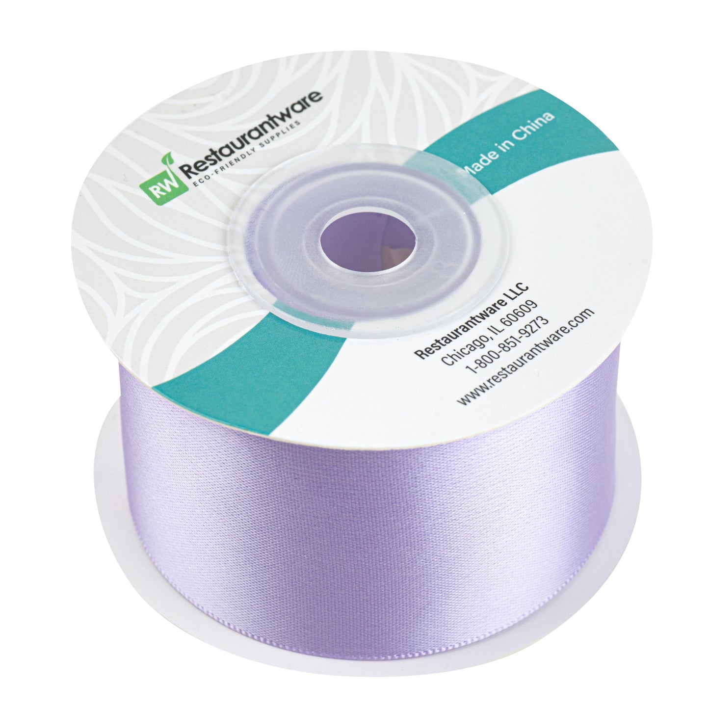 Gift Tek Orchid Purple Polyester Satin Ribbon - Single Face - 1 1/2" x 10 yds - 10 count box