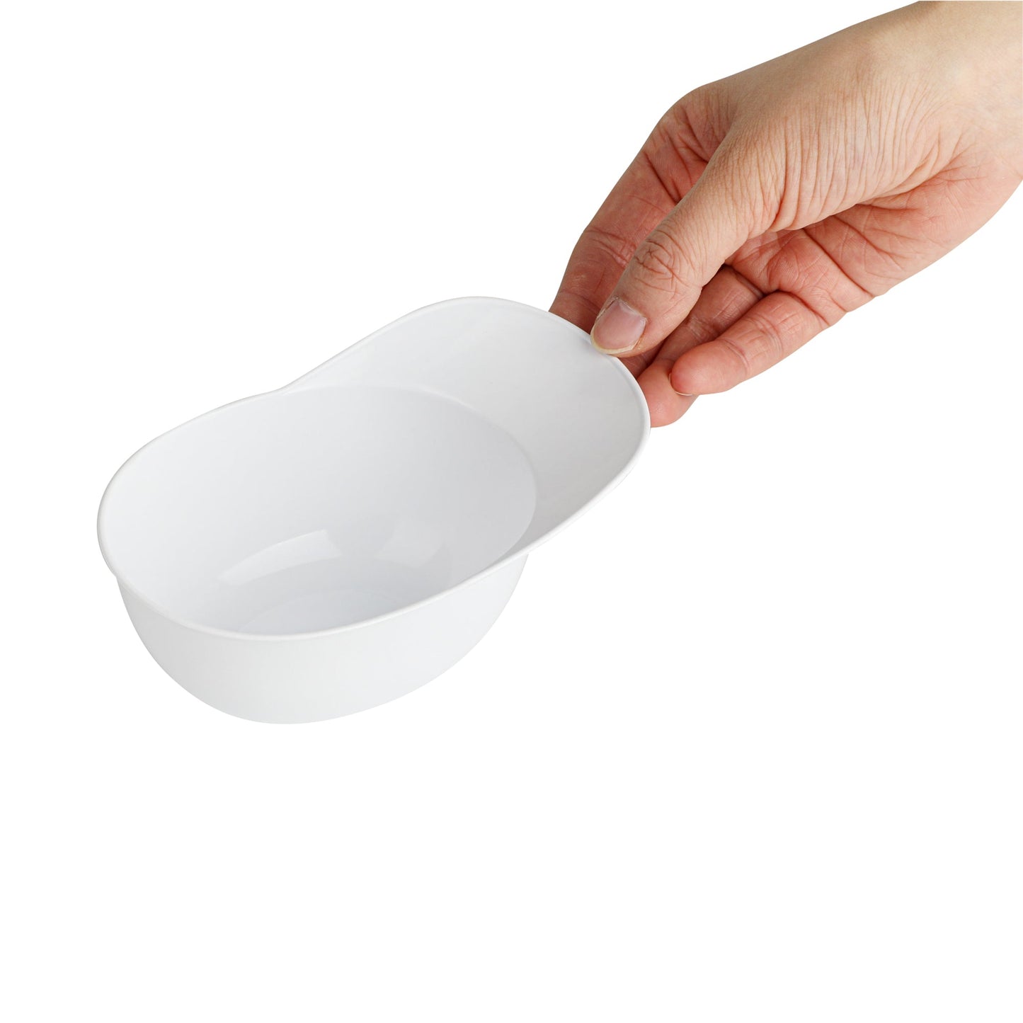 Mini Serve 8 oz White Plastic Baseball Helmet Ice Cream / Snack Bowl - 10 count box