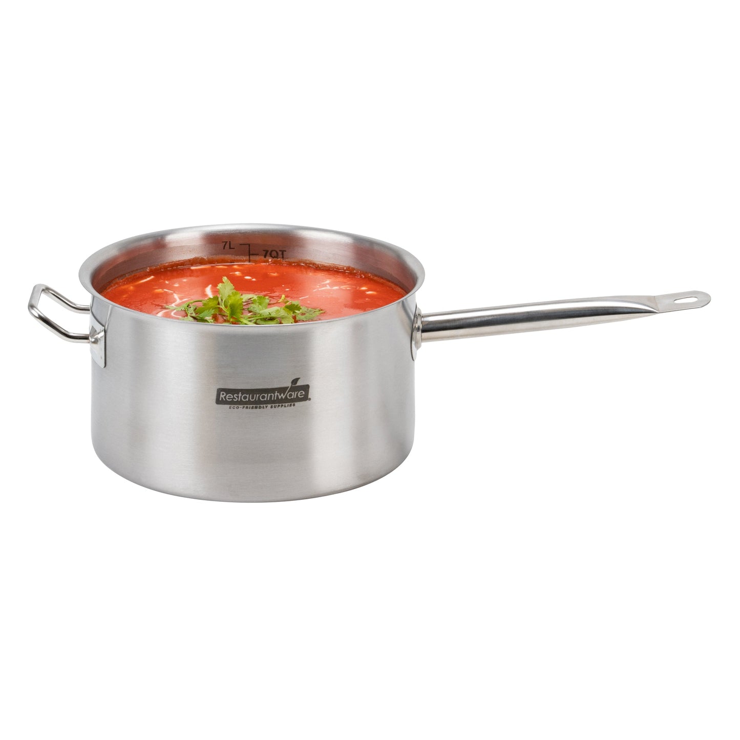 Met Lux 7.5 qt Stainless Steel Sauce Pan - Induction Ready, Dual Handle - 1 count box
