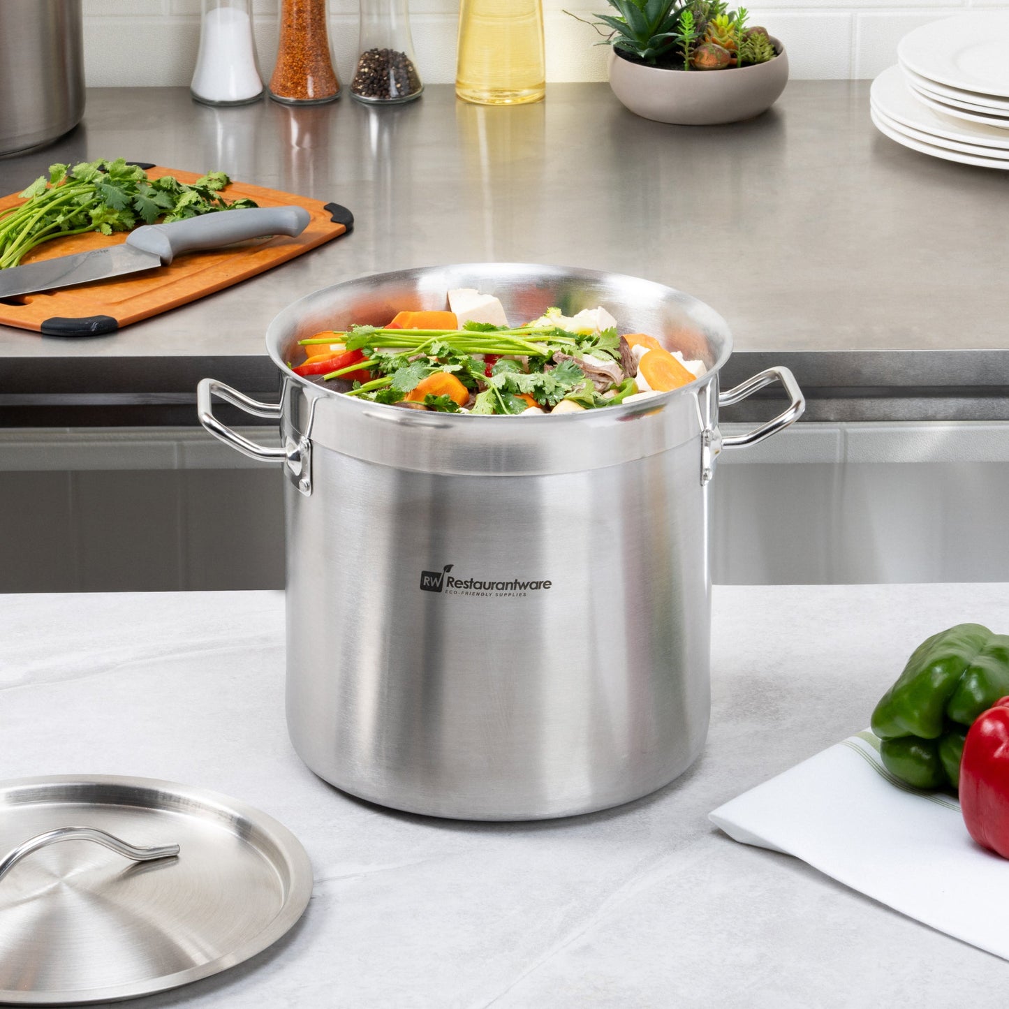 Met Lux 13.5 qt Stainless Steel Stock Pot - Induction Ready - 1 count box
