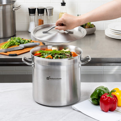Met Lux 13.5 qt Stainless Steel Stock Pot - Induction Ready - 1 count box
