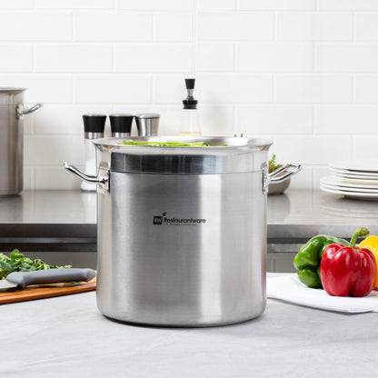 Met Lux 13.5 qt Stainless Steel Stock Pot - Induction Ready - 1 count box