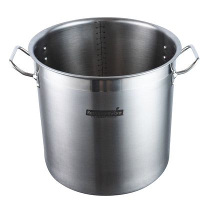 Met Lux 21 qt Stainless Steel Stock Pot - Induction Ready - 1 count box