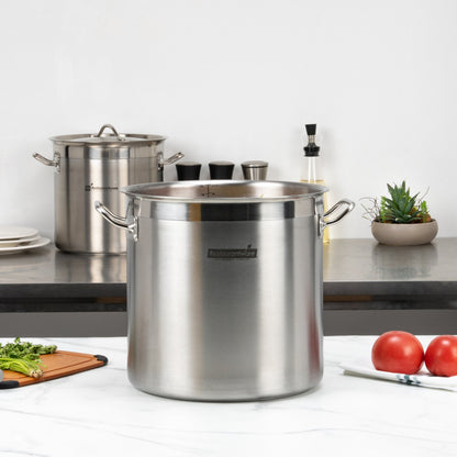 Met Lux 21 qt Stainless Steel Stock Pot - Induction Ready - 1 count box
