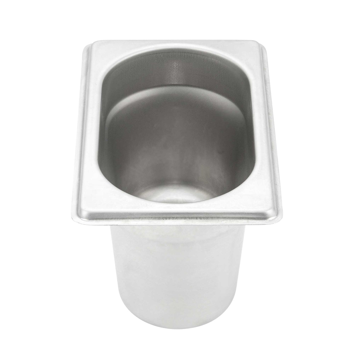 Met Lux Rectangle Stainless Steel 1/9 Size Steam Table Pan 4 Inch Deep - Anti Jam - 1 count box