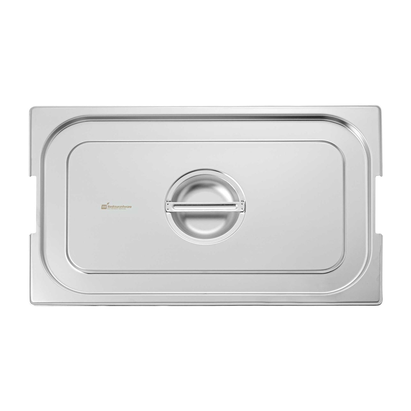 Met Lux Rectangle Stainless Steel Lid - Fits Full Size Steam Table Pan - 1 count box