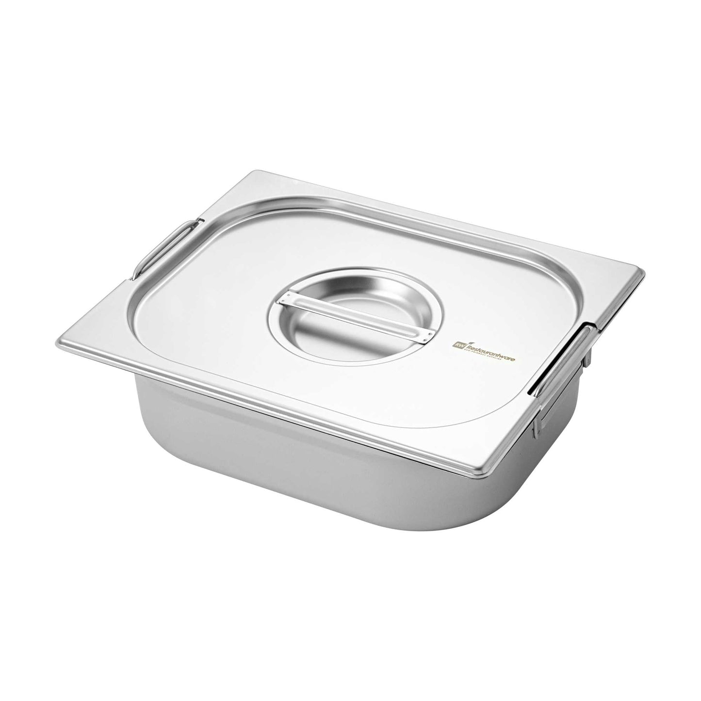 Met Lux Rectangle Stainless Steel Lid - Fits 1/2 Size Steam Table Pan - 1 count box