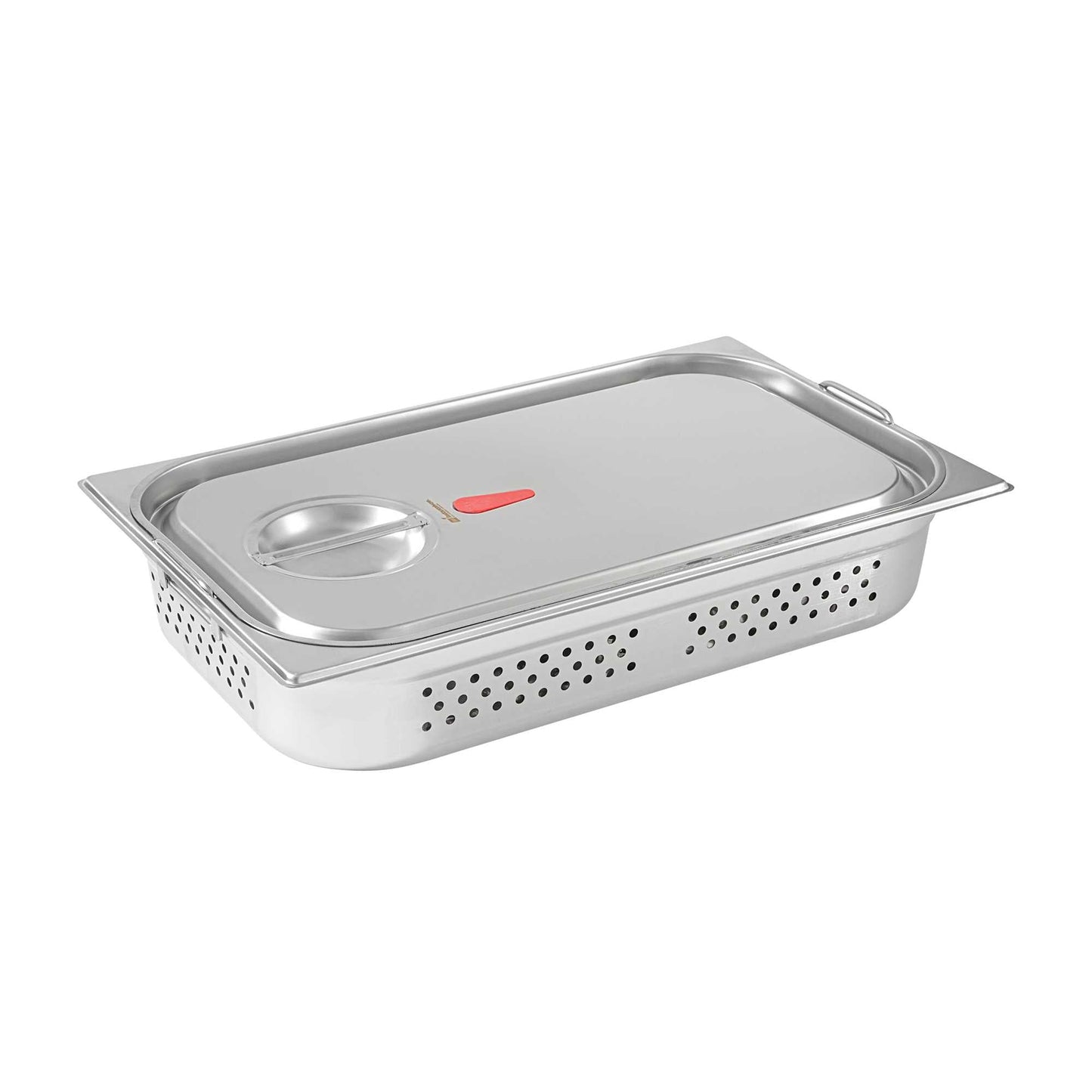 Met Lux Rectangle Stainless Steel Travel Lid - Fits Full Size Steam Table Pan - 1 count box