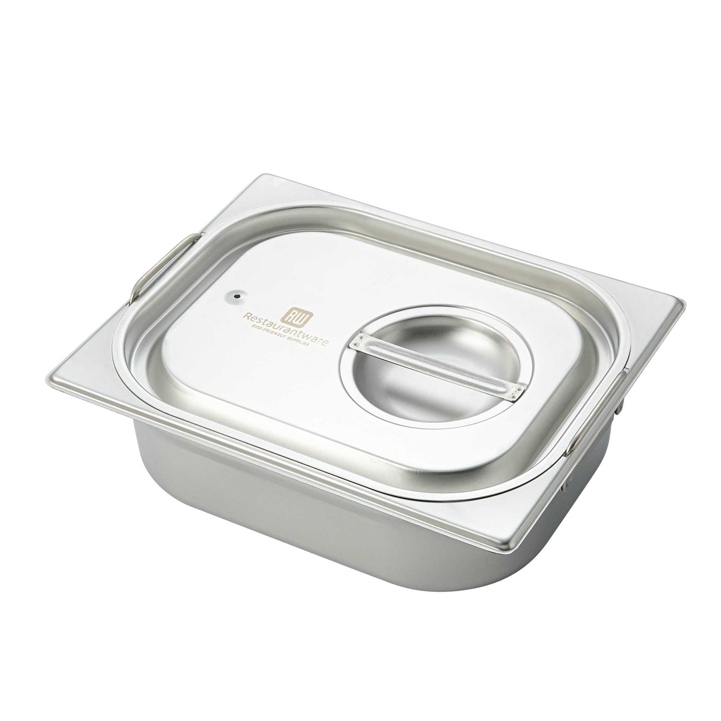 Met Lux Rectangle Stainless Steel Travel Lid - Fits 1/2 Size Steam Table Pan - 1 count box