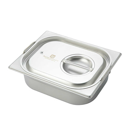 Met Lux Rectangle Stainless Steel Travel Lid - Fits 1/2 Size Steam Table Pan - 1 count box