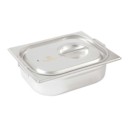 Met Lux Rectangle Stainless Steel Travel Lid - Fits 1/2 Size Steam Table Pan - 1 count box