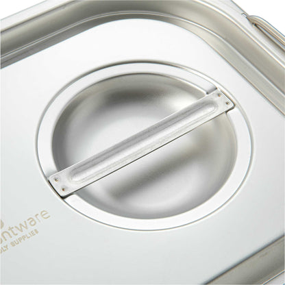 Met Lux Rectangle Stainless Steel Travel Lid - Fits 1/2 Size Steam Table Pan - 1 count box