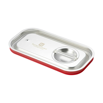 Met Lux Rectangle Stainless Steel Travel Lid - Fits 1/3 Size Steam Table Pan - 1 count box