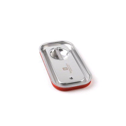 Met Lux Rectangle Stainless Steel Travel Lid - Fits 1/3 Size Steam Table Pan - 1 count box