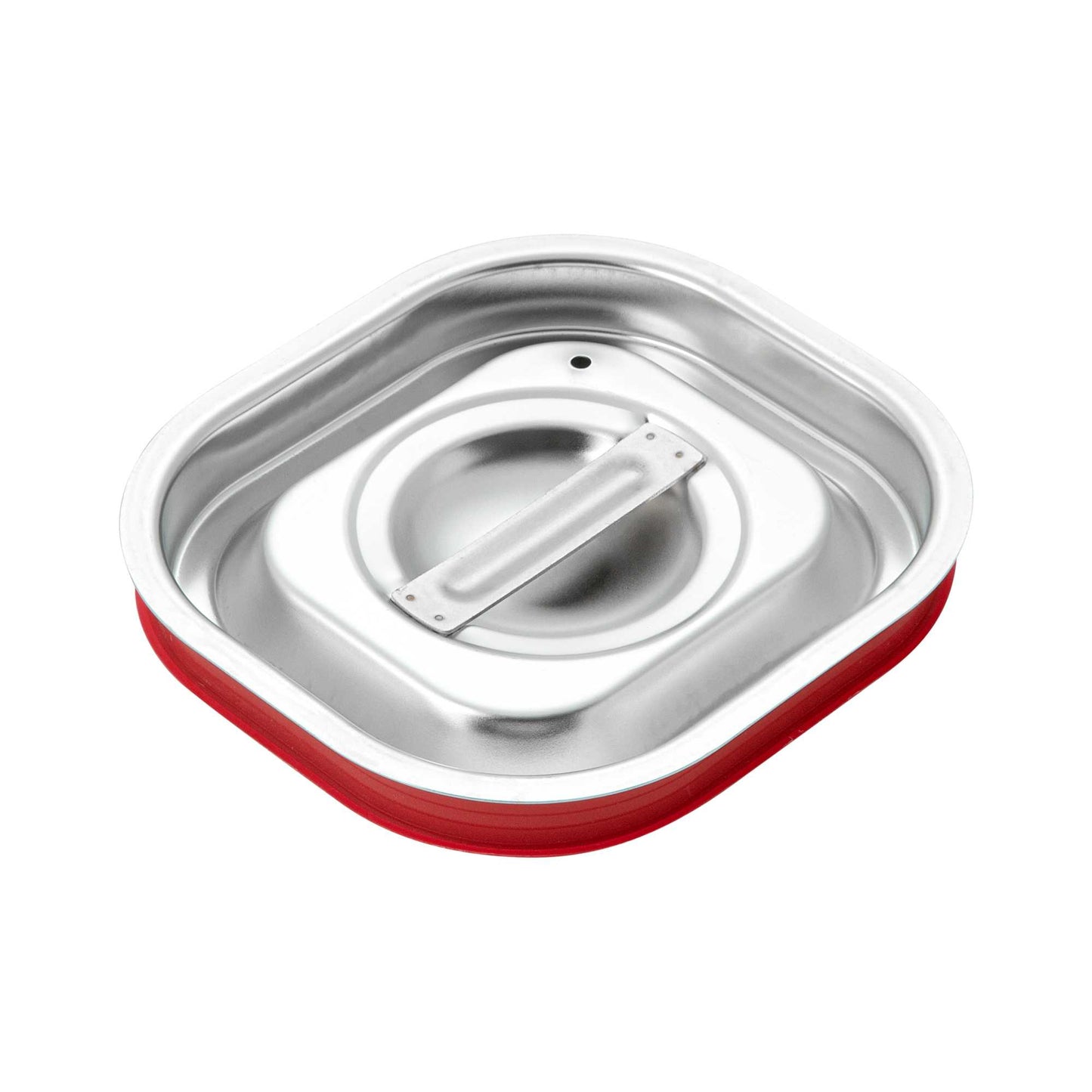 Met Lux Rectangle Stainless Steel Travel Lid - Fits 1/6 Size Steam Table Pan - 1 count box