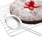 Met Lux Round Stainless Steel Mesh Strainer - 9 3/4" x 4 1/4" x 2 1/4" - 1 count box