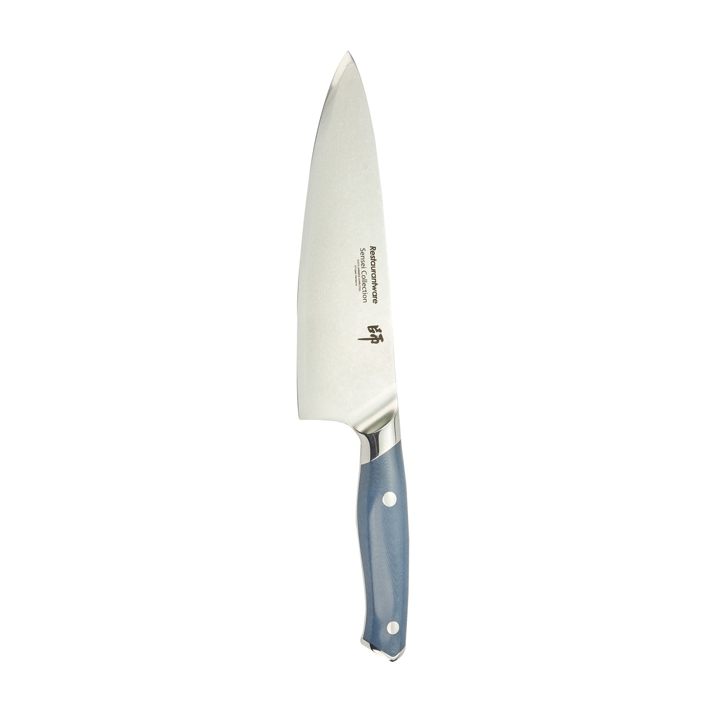 Sensei Blue Damascus Steel 8" Chef's Knife - 1 count box