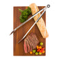 Met Lux Stainless Steel Heavy-Duty Tongs - with Rubber Grip - 16" - 1 count box