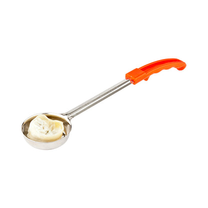 Met Lux 2 oz Stainless Steel Spoodle - Perforated, with Red Handle - 1 count box