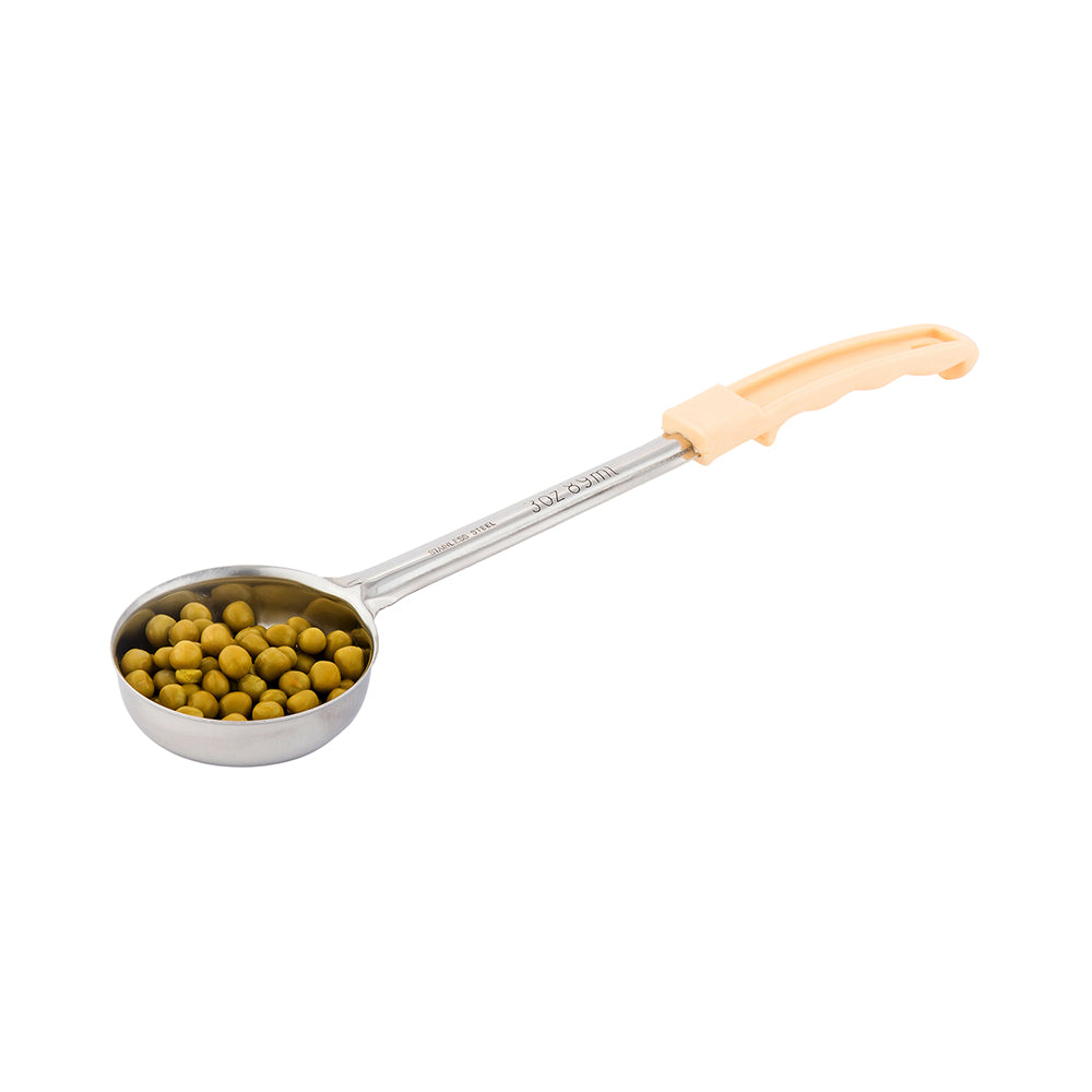 Met Lux 3 oz Stainless Steel Spoodle - Perforated, with Ivory Handle - 1 count box