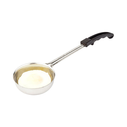 Met Lux 6 oz Stainless Steel Spoodle - Perforated, with Black Handle - 1 count box