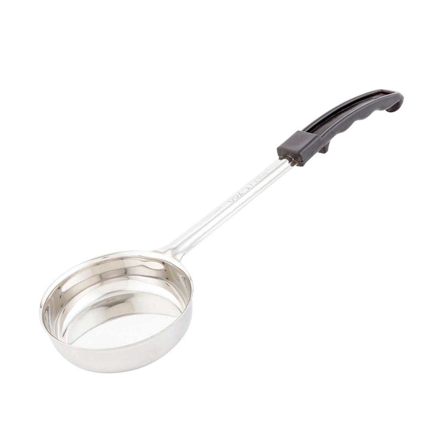 Met Lux 6 oz Stainless Steel Spoodle - Solid, with Black Handle - 1 count box