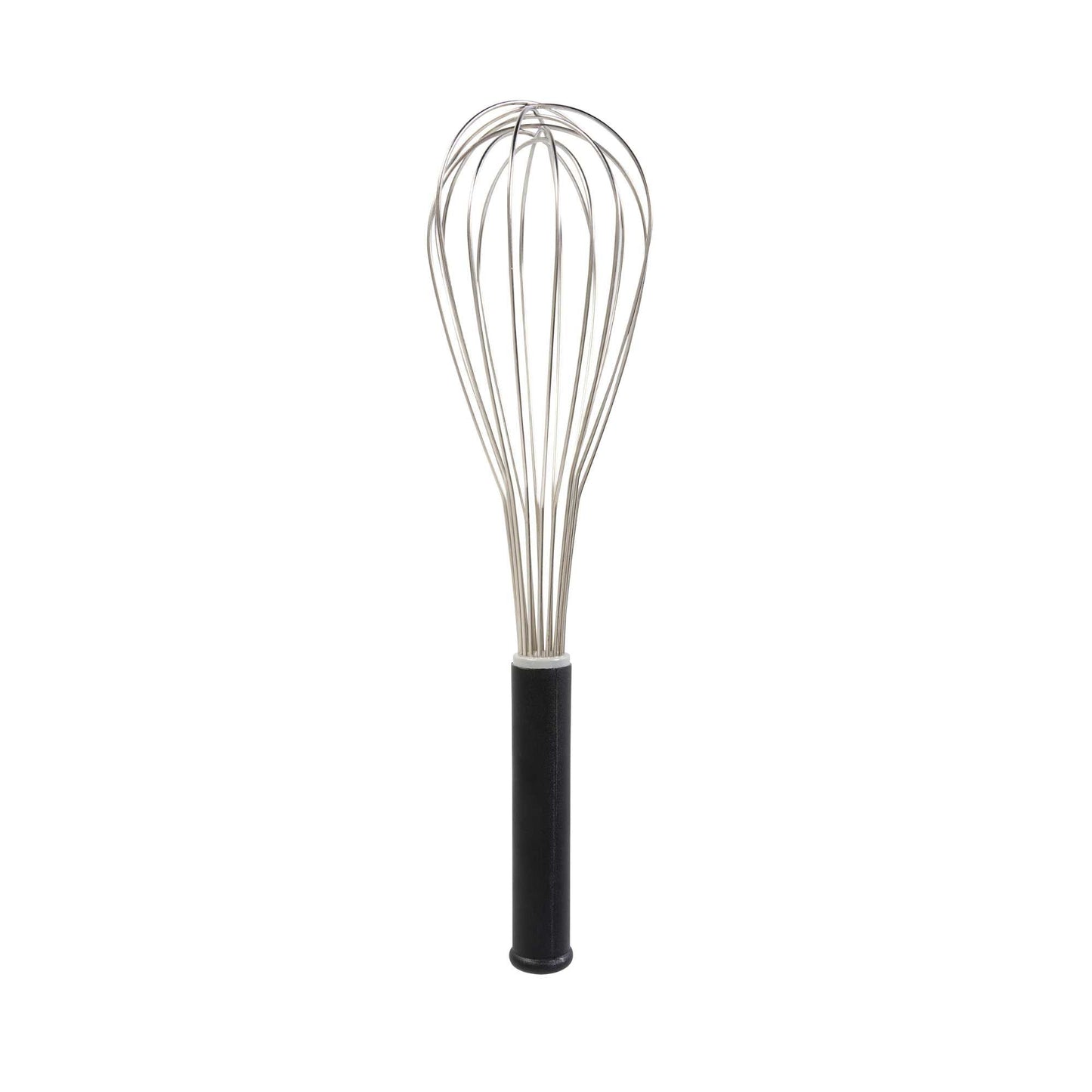Met Lux Stainless Steel Piano Whisk - with Plastic Comfort Handle - 14" - 1 count box