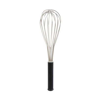 Met Lux Stainless Steel Piano Whisk - with Plastic Comfort Handle - 14" - 1 count box