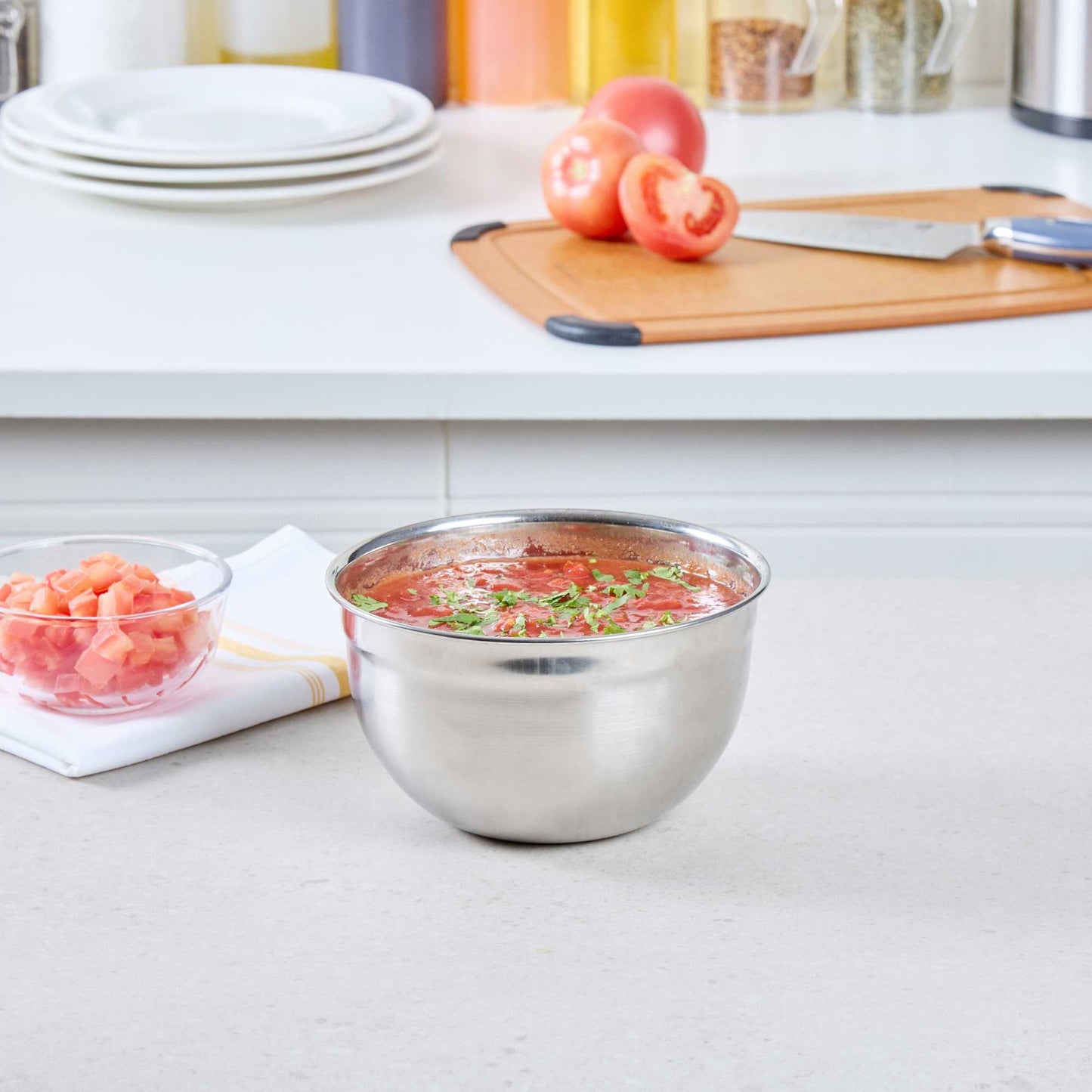 Met Lux 2 qt Stainless Steel Premium German Mixing Bowl - 1 count box