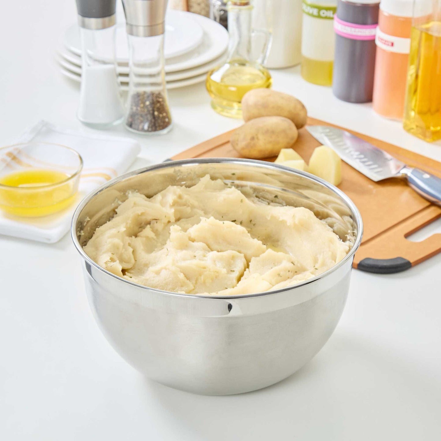 Met Lux 6 qt Stainless Steel Premium German Mixing Bowl - 1 count box