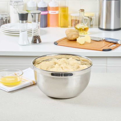 Met Lux 6 qt Stainless Steel Premium German Mixing Bowl - 1 count box