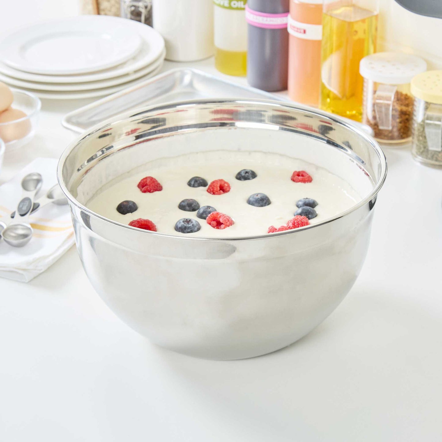 Met Lux 9 qt Stainless Steel Premium German Mixing Bowl - 1 count box