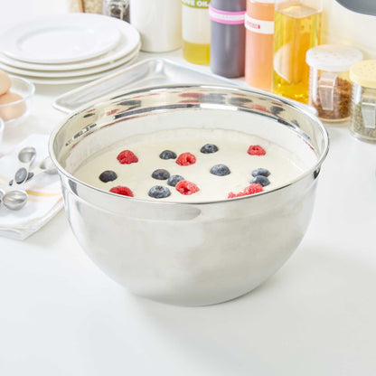 Met Lux 9 qt Stainless Steel Premium German Mixing Bowl - 1 count box
