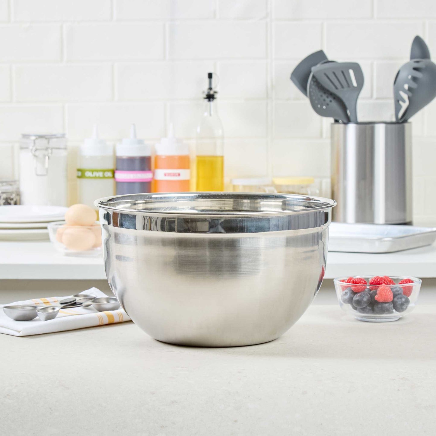 Met Lux 9 qt Stainless Steel Premium German Mixing Bowl - 1 count box