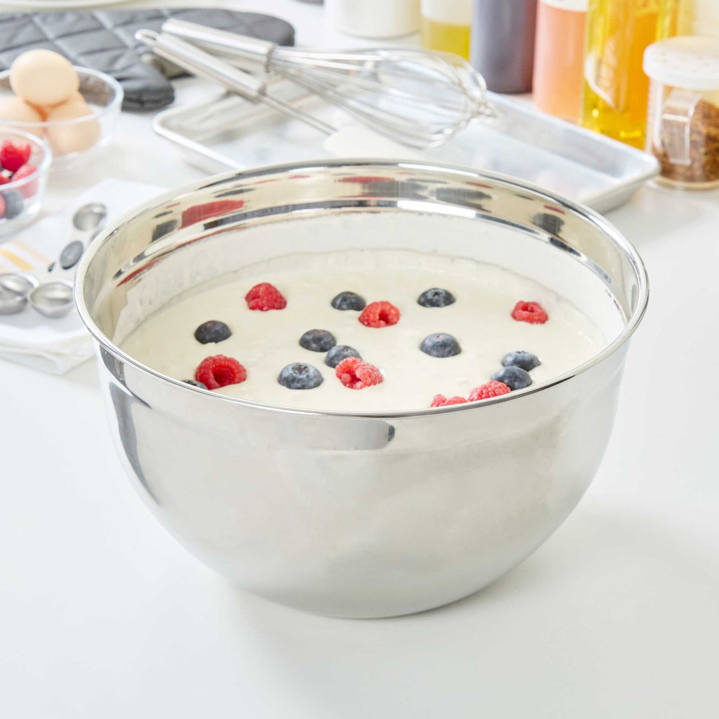 Met Lux 9 qt Stainless Steel Premium German Mixing Bowl - 1 count box