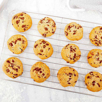 Met Lux Stainless Steel Half Size Wire Cooling Rack - 18" x 12" - 1 count box