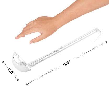 Met Lux 2 oz Stainless Steel Serving Ladle - One-Piece - 1 count box