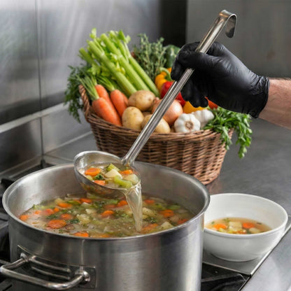 Met Lux 16 oz Stainless Steel Serving Ladle - One-Piece - 1 count box