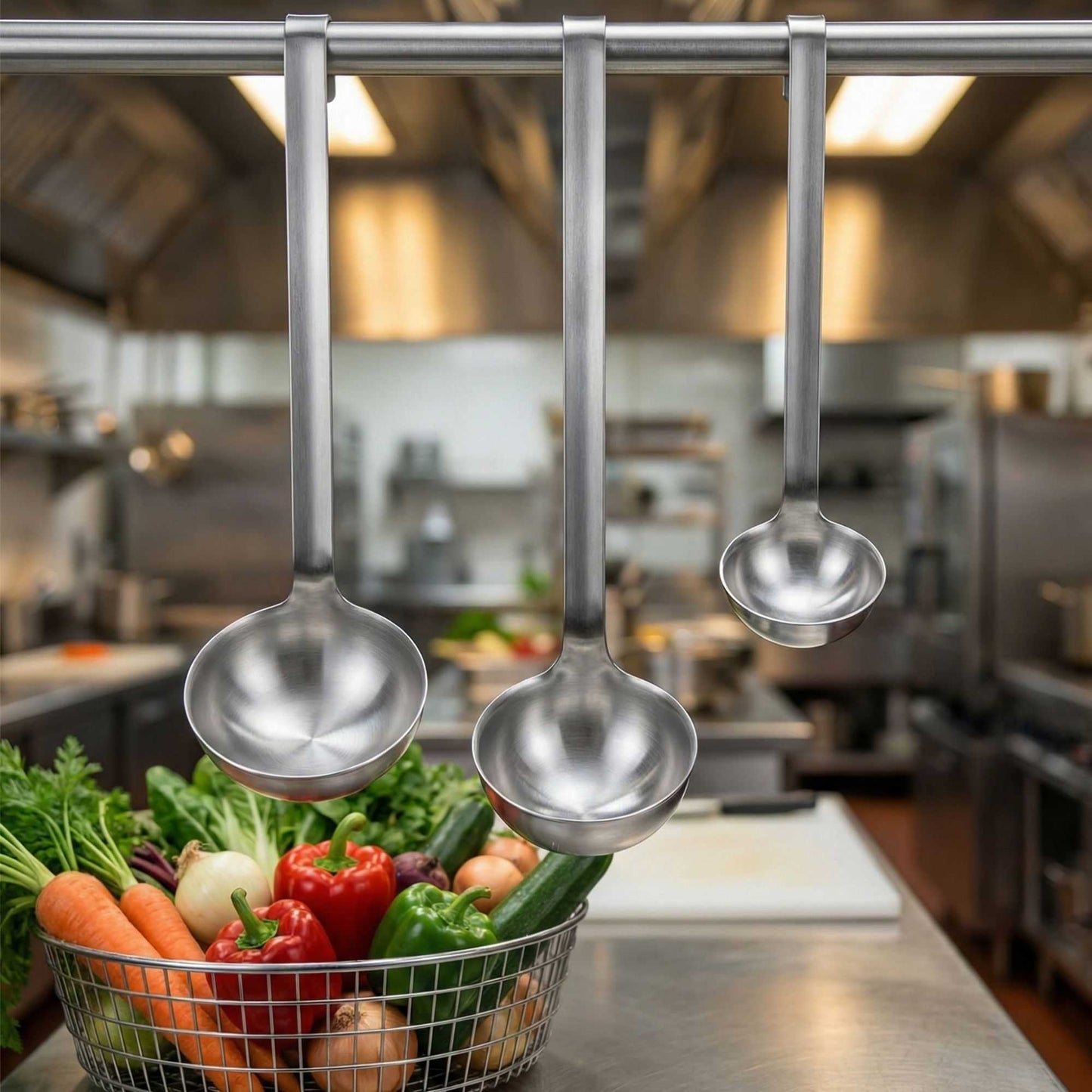 Met Lux 16 oz Stainless Steel Serving Ladle - One-Piece - 1 count box