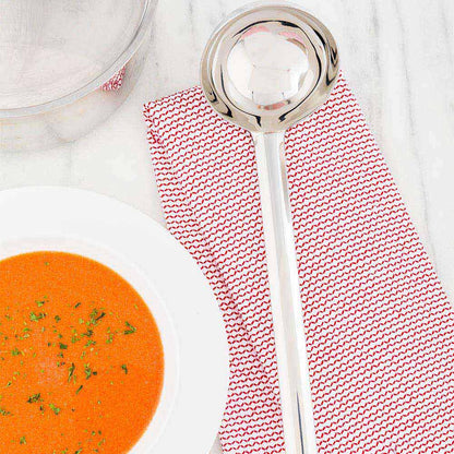 Met Lux 8 oz Stainless Steel Heavy-Duty Serving Ladle - One-Piece - 1 count box