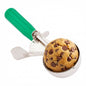 Met Lux 2.5 oz Stainless Steel #12 Portion Scoop - with Green Handle - 1 count box