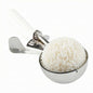 Met Lux 4.66 oz Stainless Steel #6 Portion Scoop - with White Handle - 1 count box