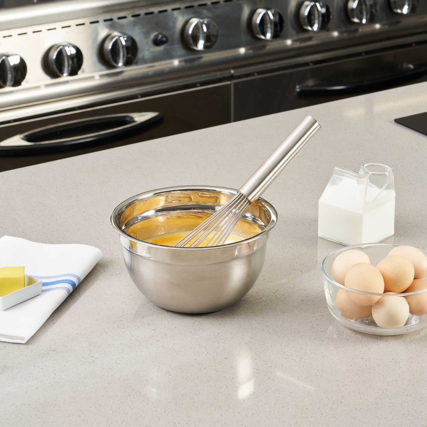 Met Lux Stainless Steel French Whisk - 12" - 1 count box