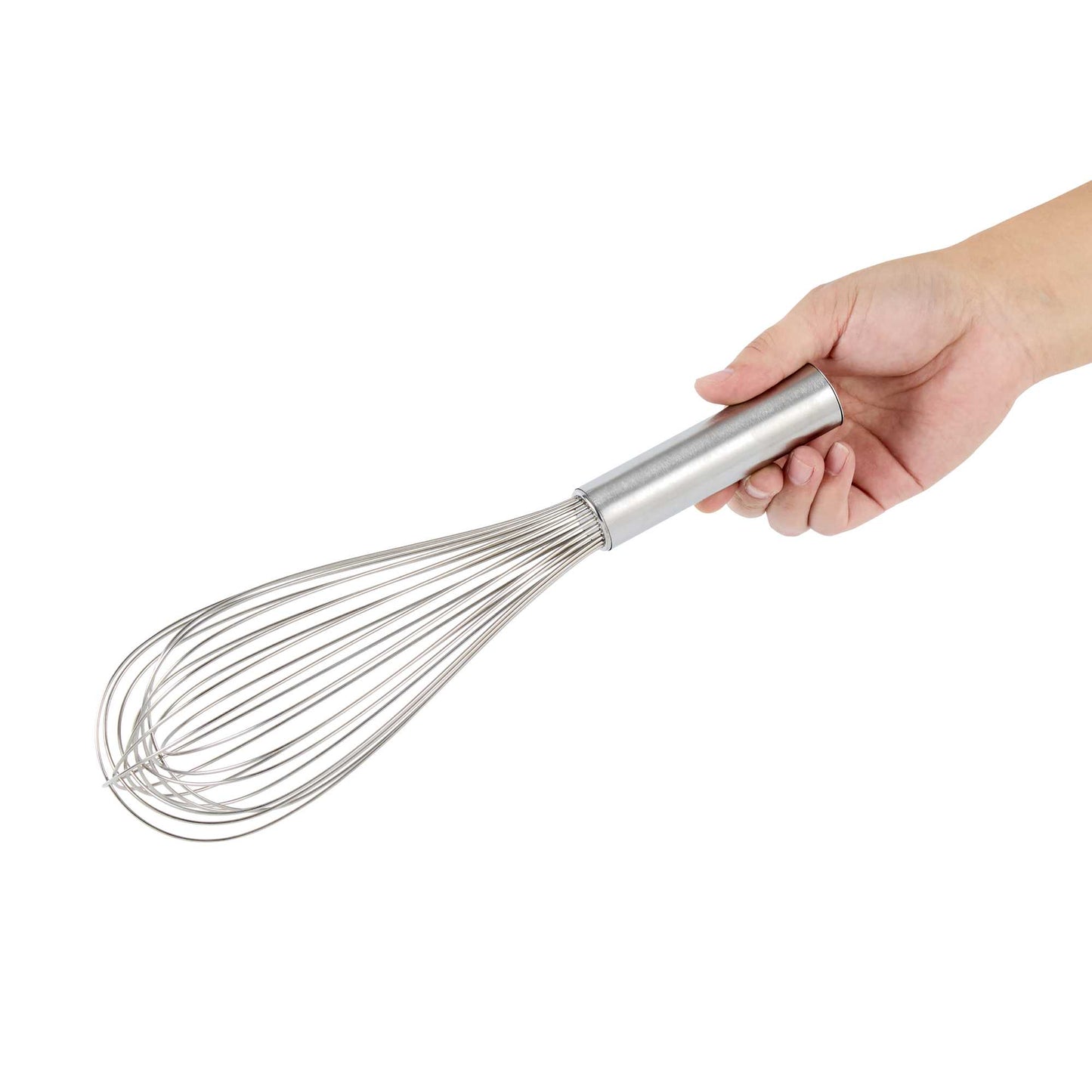 Met Lux Stainless Steel Piano Whisk - 12" - 1 count box