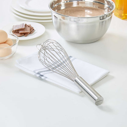 Met Lux Stainless Steel Piano Whisk - 12" - 1 count box