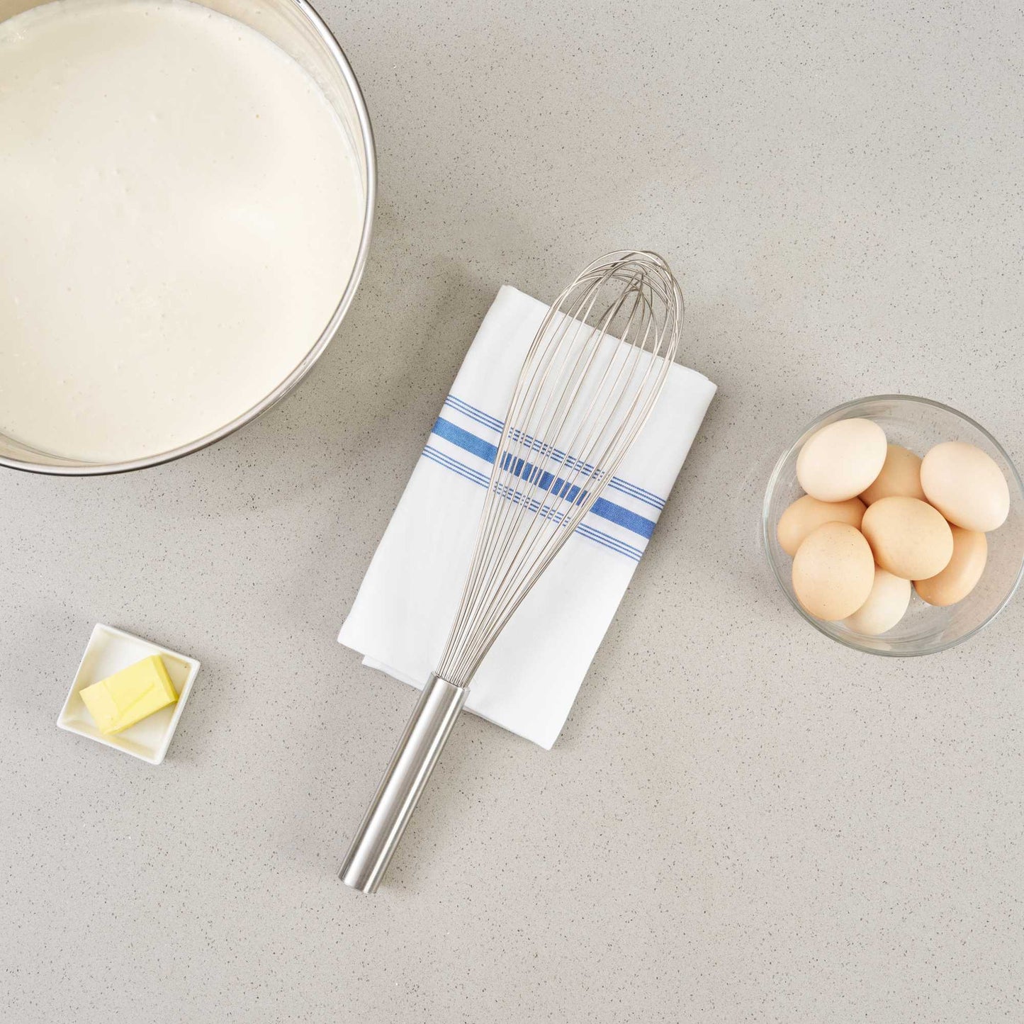 Met Lux Stainless Steel Piano Whisk - 16" - 1 count box
