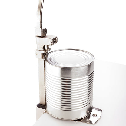 Met Lux Iron Heavy-Duty Table Mounted Can Opener - 18" x 8 1/2" x 4" - 1 count box