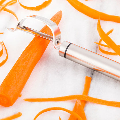 Met Lux Stainless Steel Vegetable Peeler - Commercial Grade - 7 1/2" - 1 count box